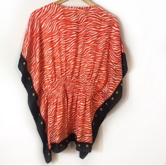 MICHAEL KORS Savannah Printed Kimono Top - Picture 5 of 10
